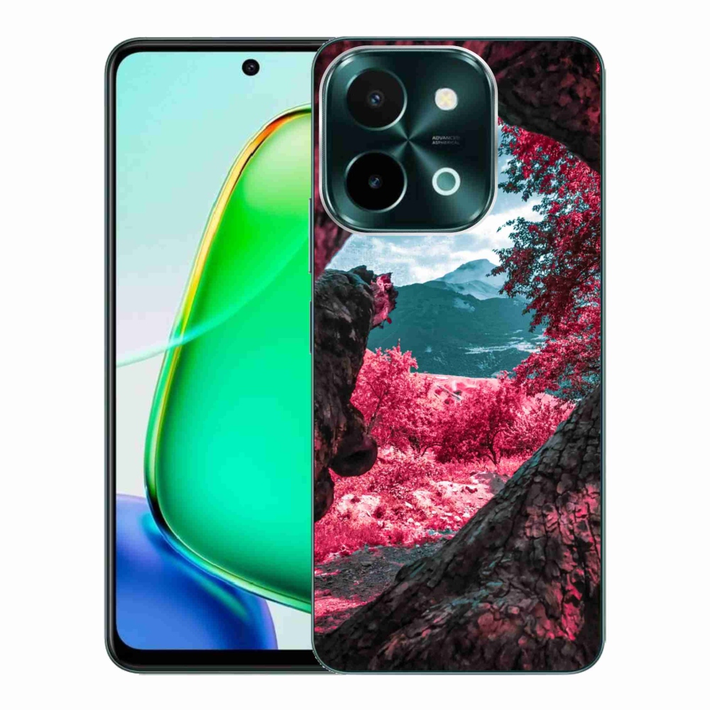 Gélový kryt mmCase na Vivo Y28 - výhľad na hory
