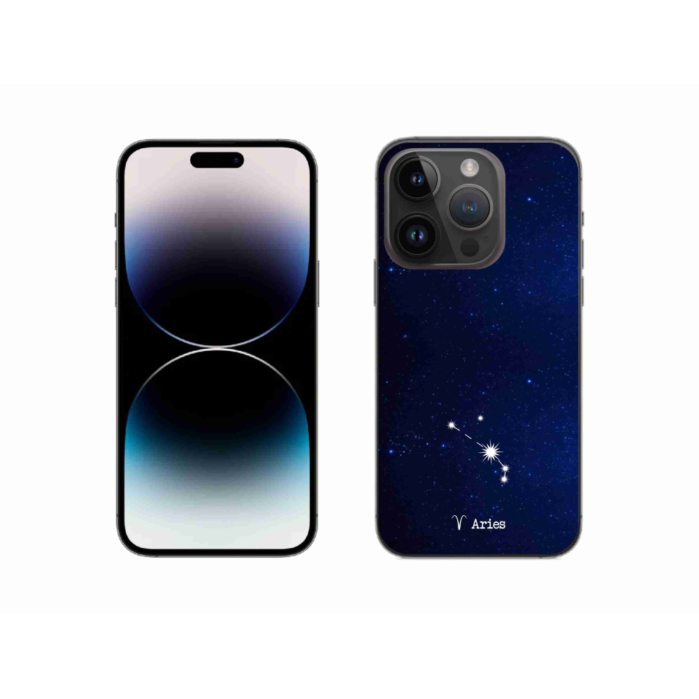 Gélový kryt mmCase na iPhone 14 Pro 6.1 - súhvezdie Barana