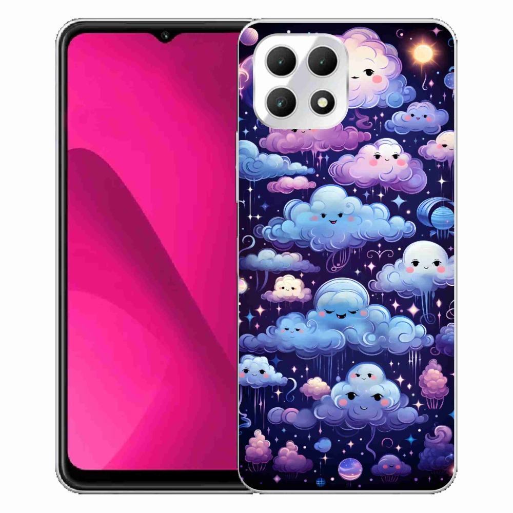 Gélový kryt mmCase na T-Mobile T Phone 2 - mráčiky