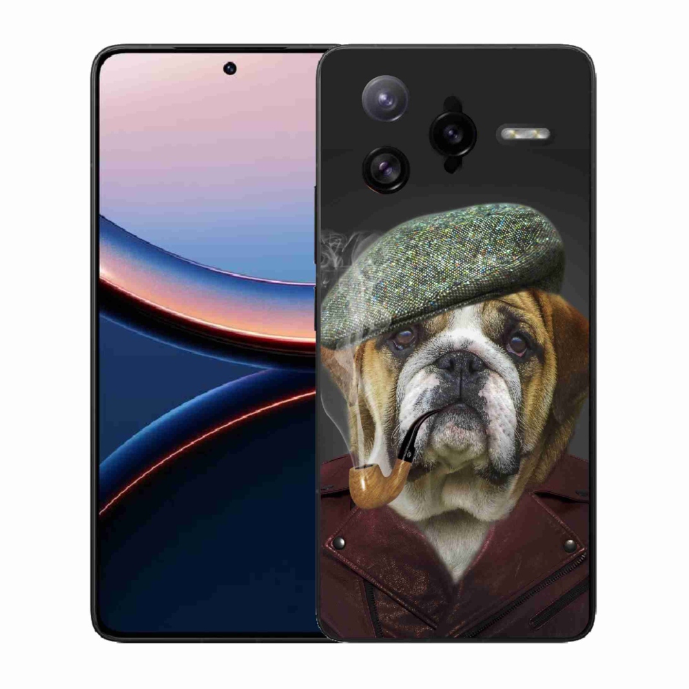 Gélový kryt mmCase na Xiaomi Poco F7 Ultra - pes s fajkou