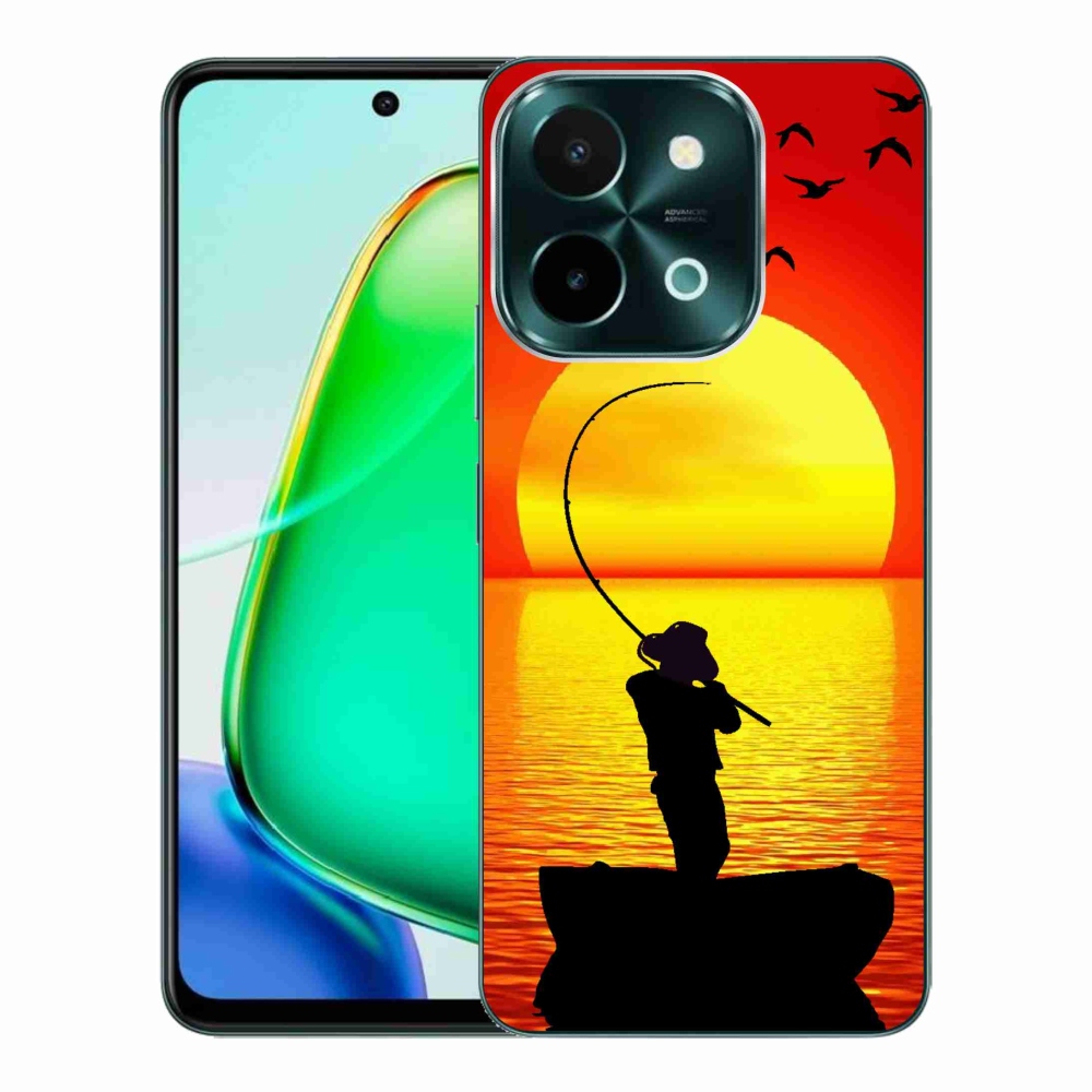 Gélový kryt mmCase na Vivo Y28 - rybárčenie