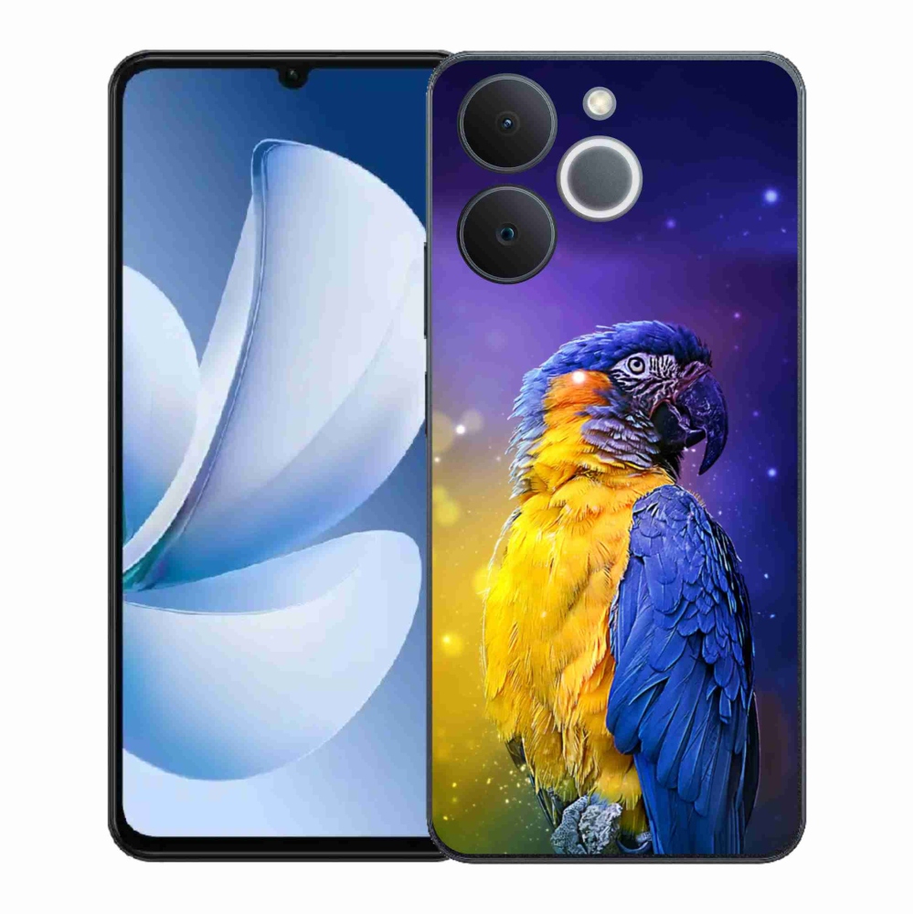 Gélový kryt mmCase na Realme Note 70T - papagáj ara 1