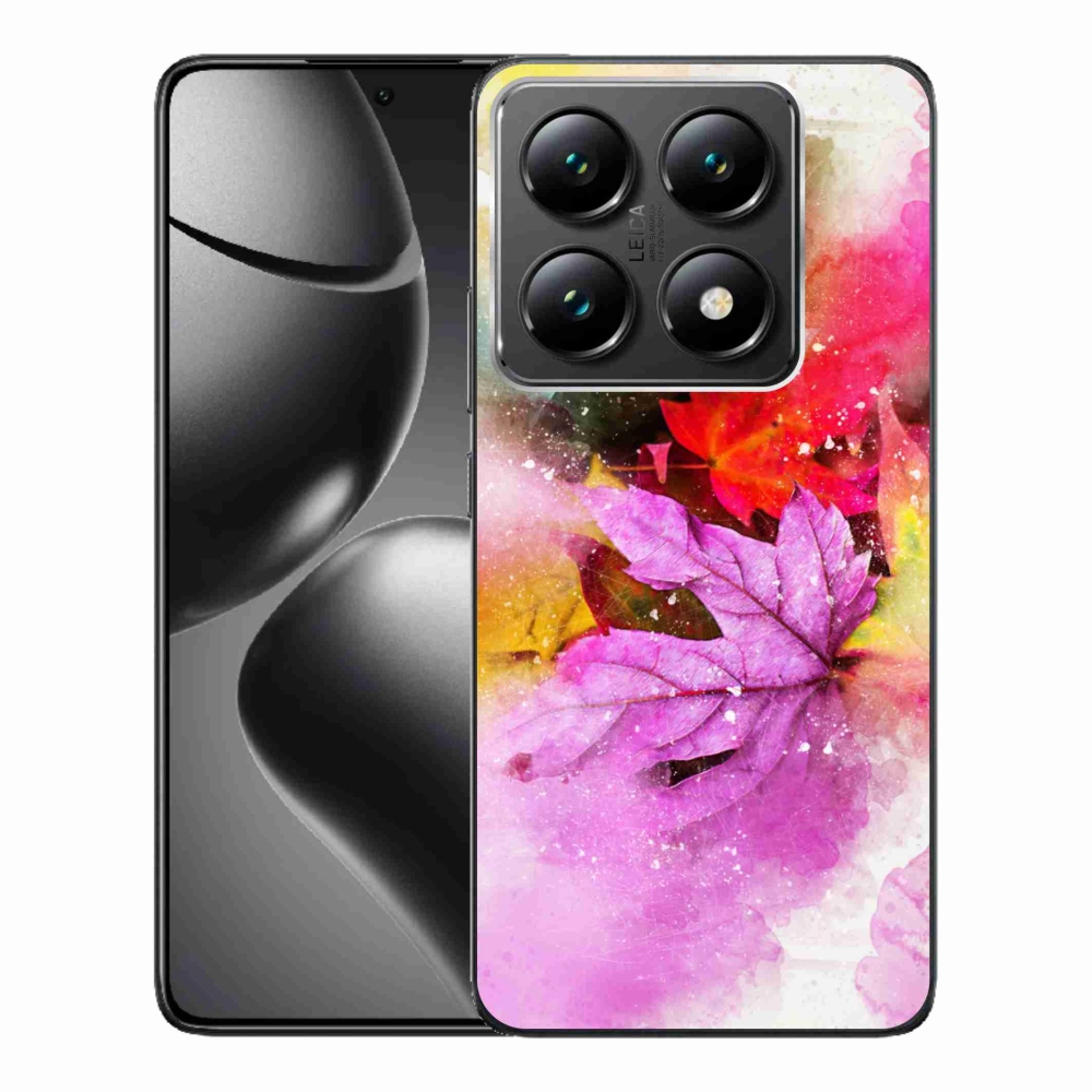 Gélový kryt mmCase na Xiaomi 14T Pro - farebné listy
