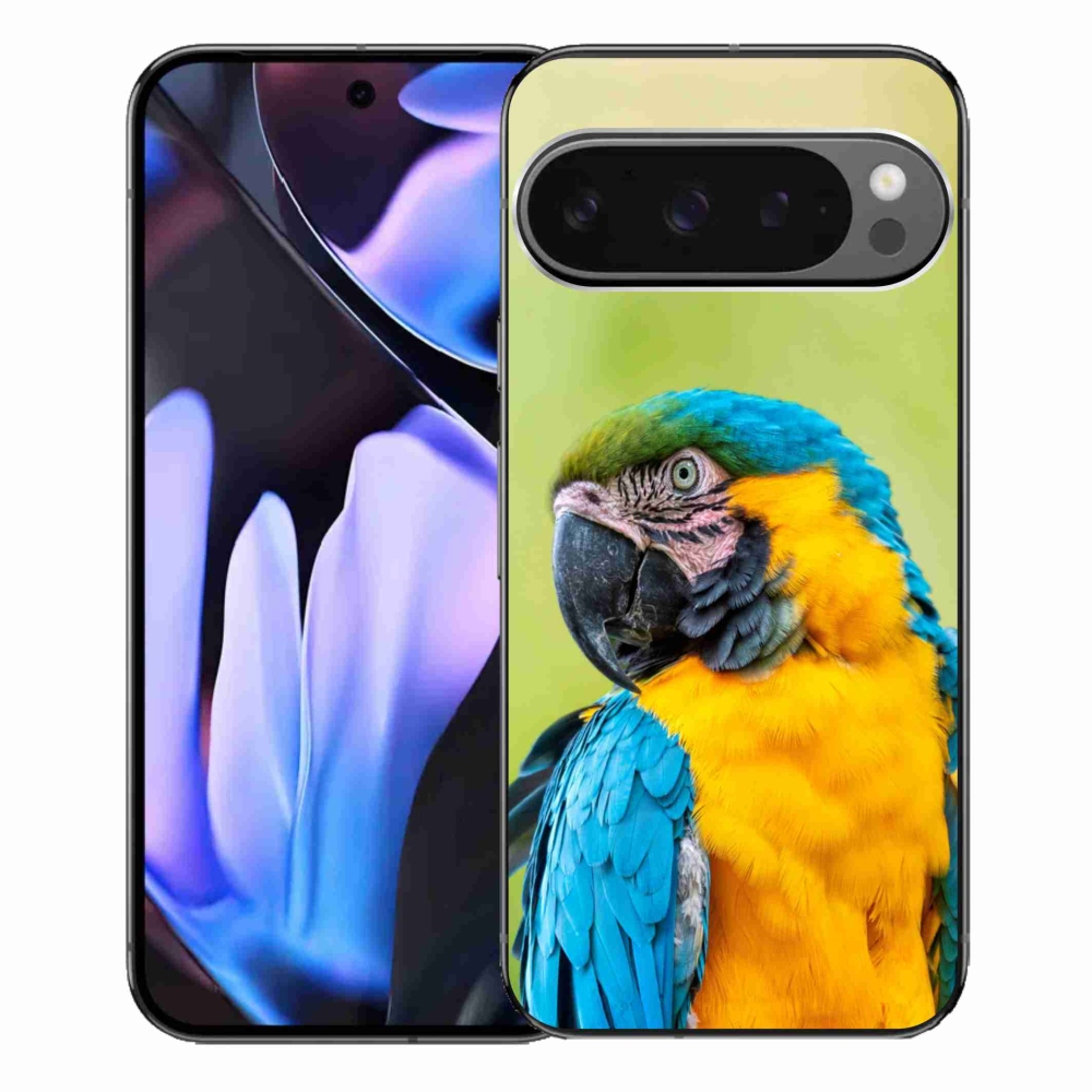 Gélový obal mmCase na Google Pixel 9 Pro XL - papagáj ara 2