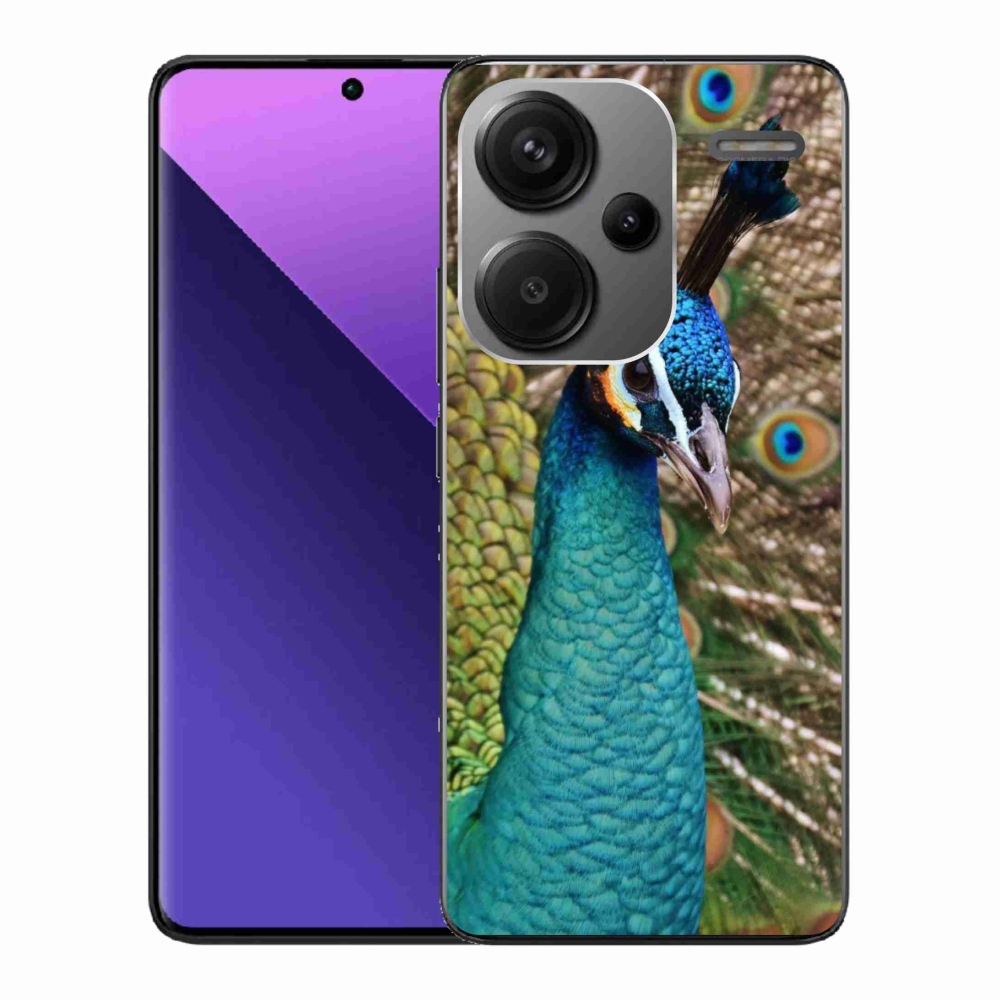 Gélový kryt mmCase na Xiaomi Redmi Note 13 Pro+ 5G - páv