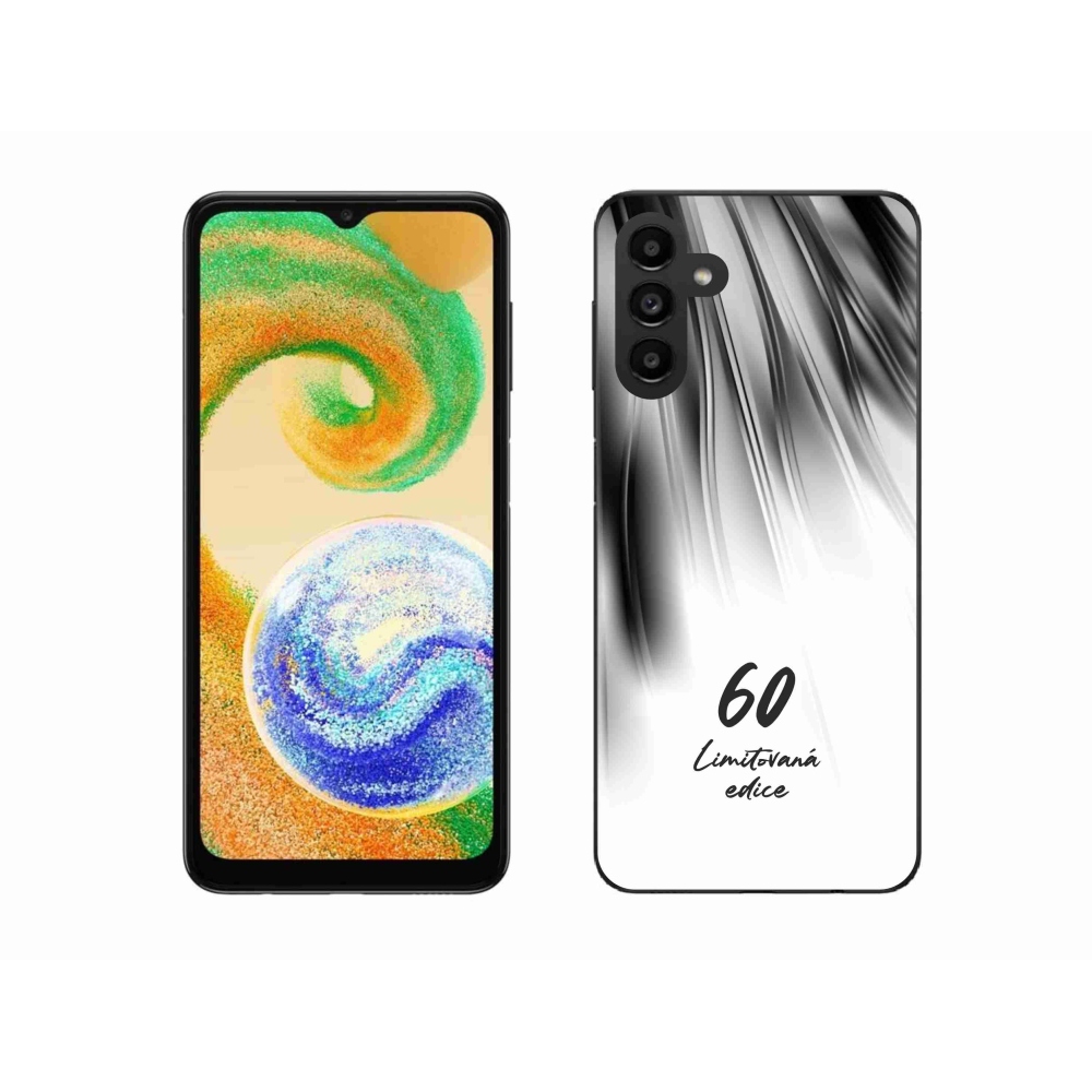 Gélový kryt mmCase na Samsung Galaxy A04s (164.7x76.7x9.1mm) - 60 limitovaná edícia biele pozadie