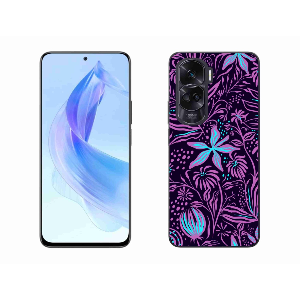 Gélový kryt mmCase na Honor 90 Lite - kvety 2