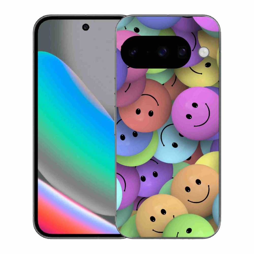 Gélový kryt mmCase na Google Pixel 10 - farební smajlíci