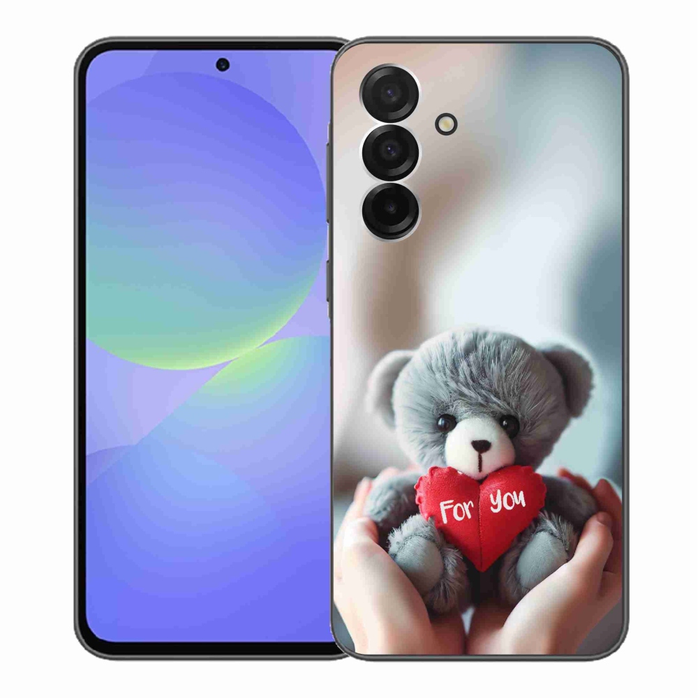 Gélový kryt mmCase na Samsung Galaxy A36 5G - medvedík pre zamilovaných
