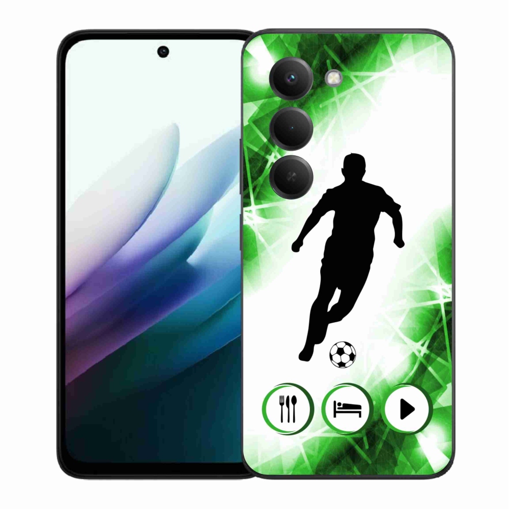 Gélový kryt mmCase na Xiaomi Redmi 15 4G/5G (171mm) - futbalista