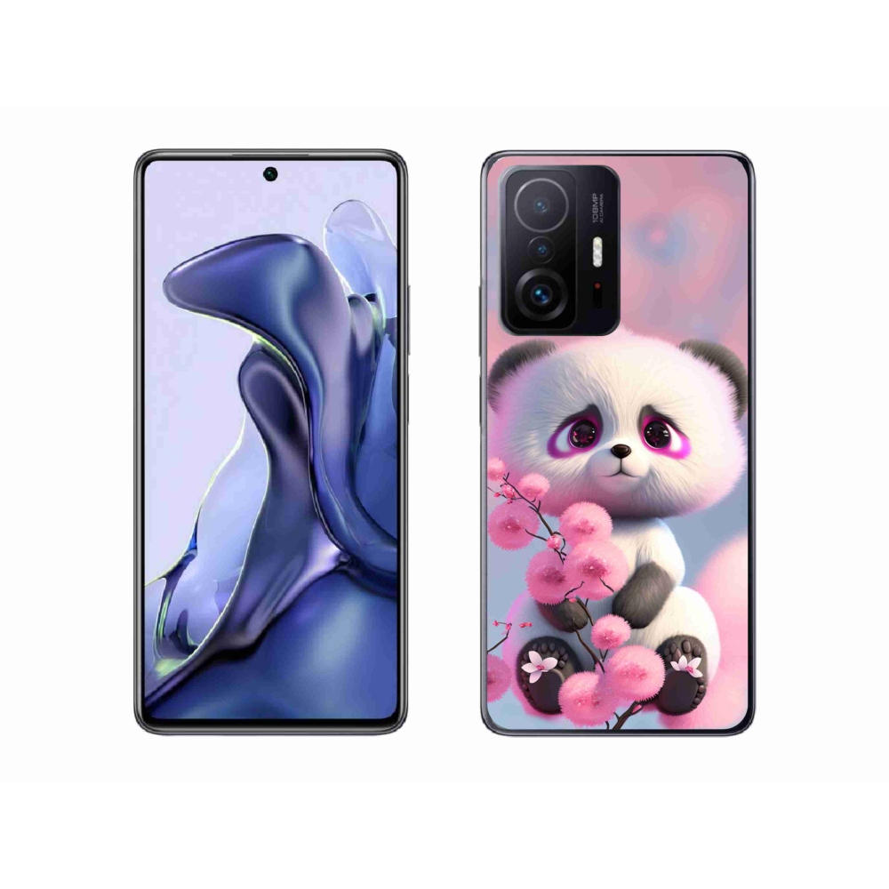 Gélový kryt mmCase na Xiaomi 11T - roztomilá panda 1