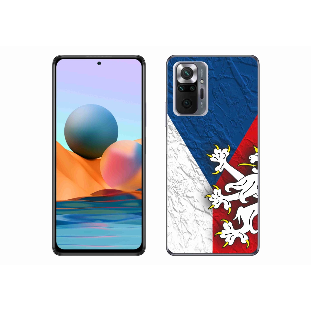 Gélový kryt mmCase na Xiaomi Redmi Note 10 Pro - česká vlajka 1