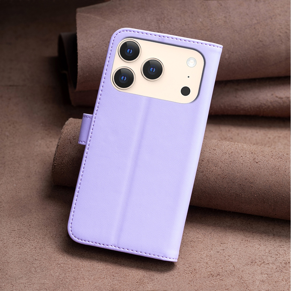 BNF knižkové púzdro na iPhone 17 Pro - svetlofialové