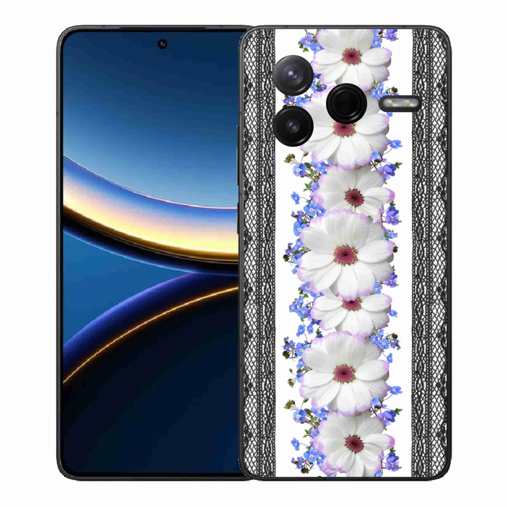 Gélový kryt mmCase na Xiaomi Poco F7 Pro - kvety 8