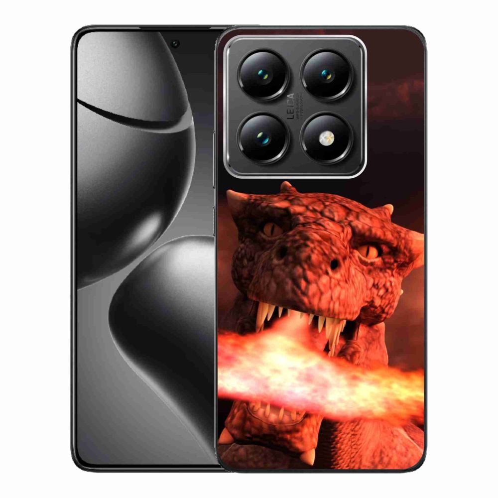Gélový kryt mmCase na Xiaomi 14T Pro - drak