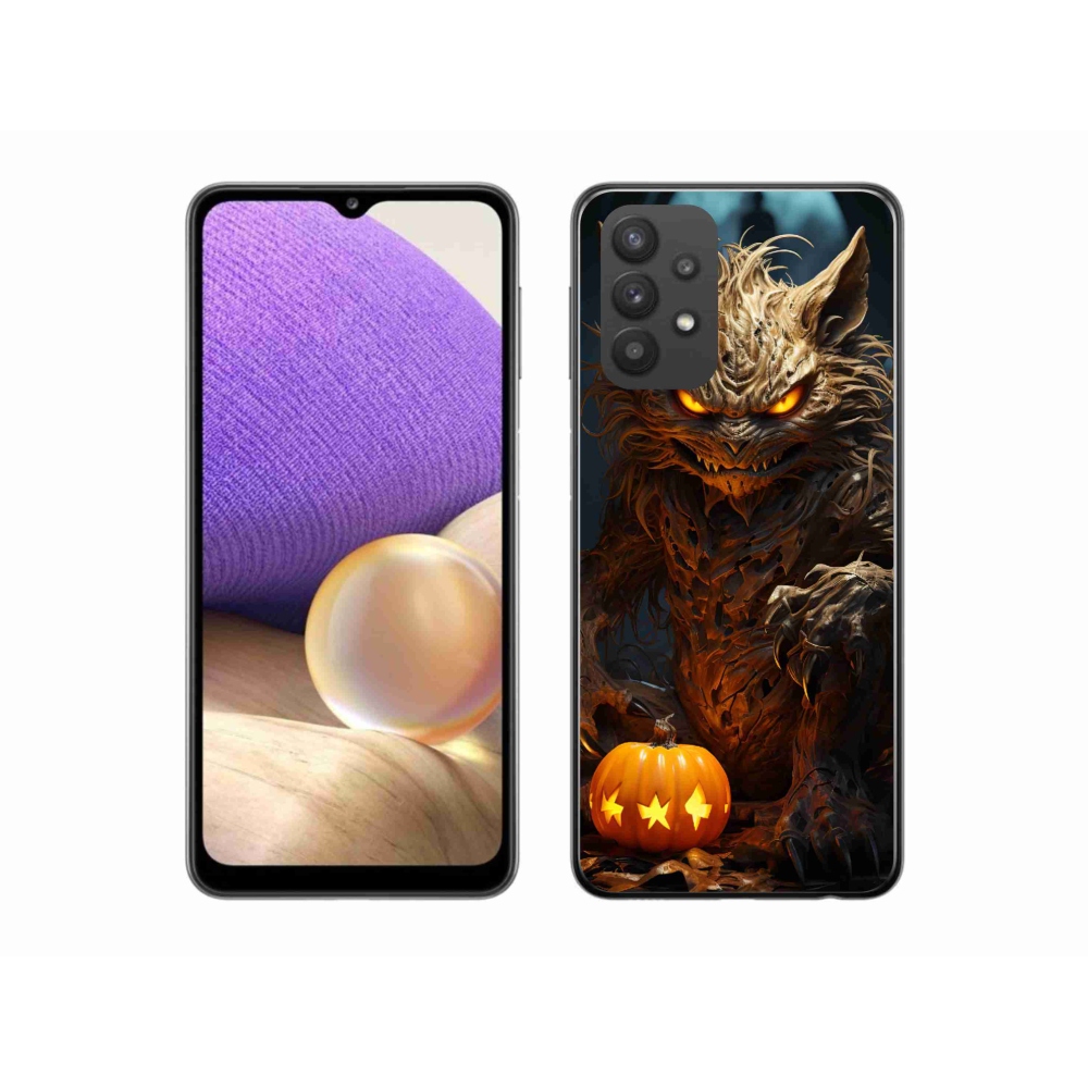 Gélový kryt mmCase na Samsung Galaxy A32 5G - halloweenska príšera