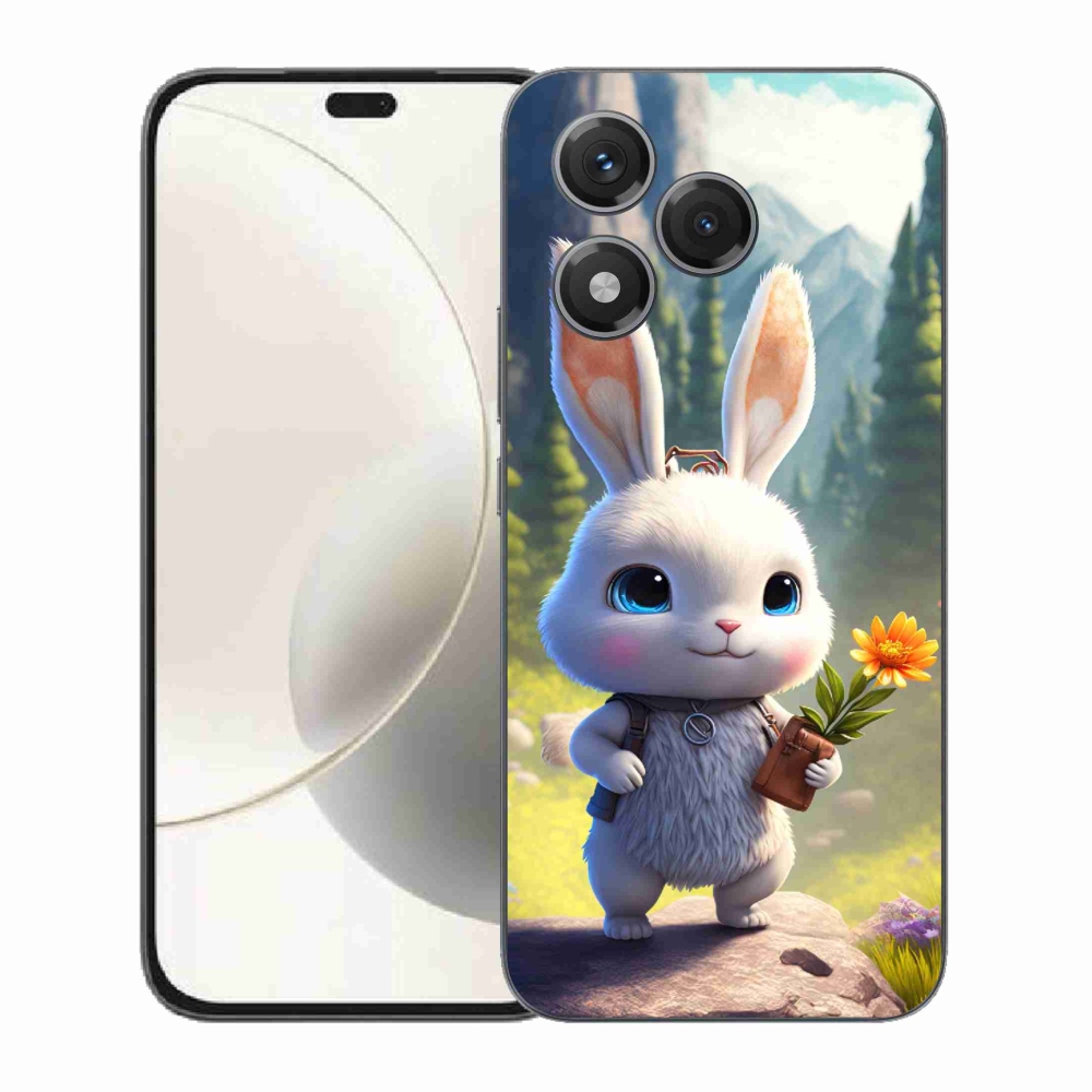 Gélový kryt mmCase na Honor 400 Lite - roztomilý zajačik