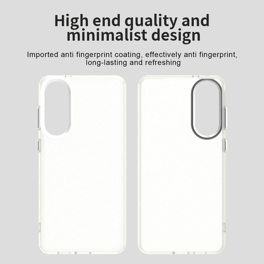 Candys matný gélový obal na Samsung Galaxy S25 Edge - biely