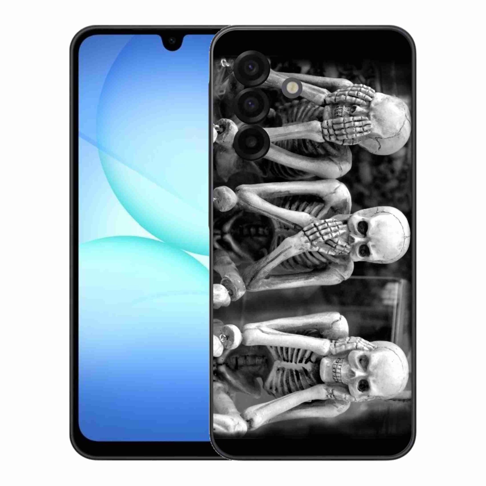 Gélový kryt mmCase na Samsung Galaxy A17 4G/5G - kostlivci