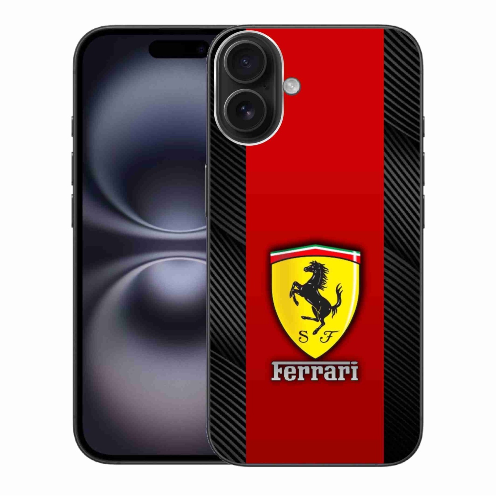 Gélový kryt mmCase na iPhone 16 Plus - ferrari