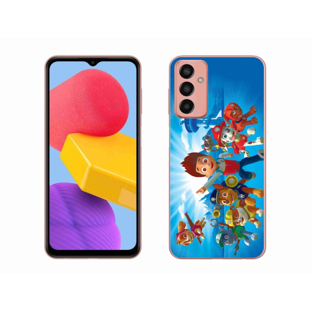 Gélový kryt mmCase na Samsung Galaxy M13 - labková patrola