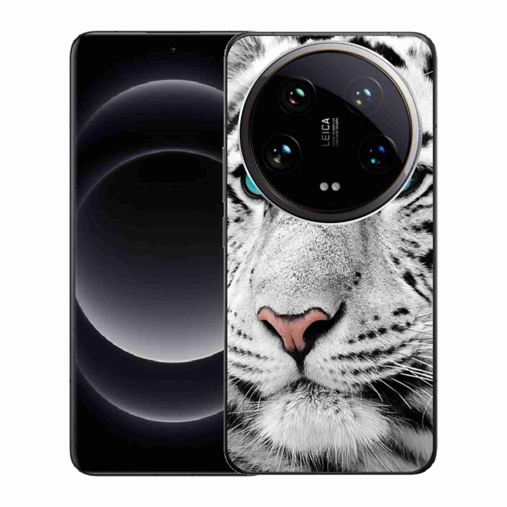 Gélový kryt mmCase na Xiaomi 14 Ultra - biely tiger