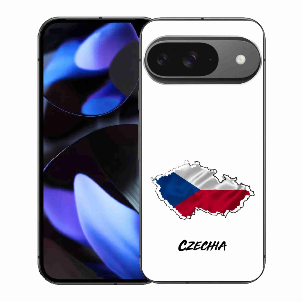 Gélový kryt mmCase na Google Pixel 9/9 Pro - Czechia biele pozadie
