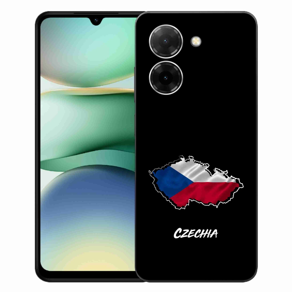 Gélový kryt mmCase na Xiaomi Redmi A5 (173.45x79.35x8.45mm) - Czechia čierne pozadie