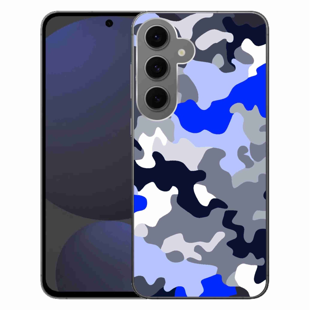 Gélový kryt mmCase na Samsung Galaxy S24 FE - maskáčový vzor 8