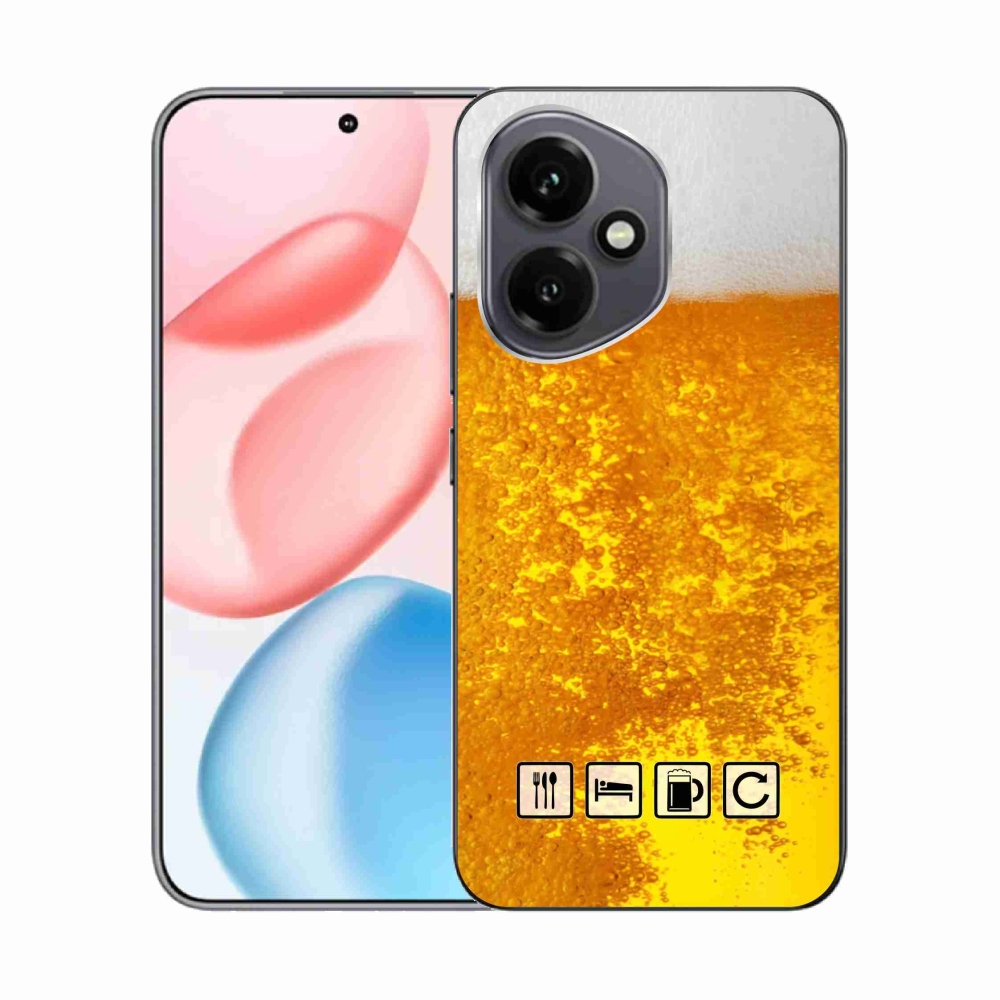 Gélový kryt mmCase na Honor 400 - pivný motív 3