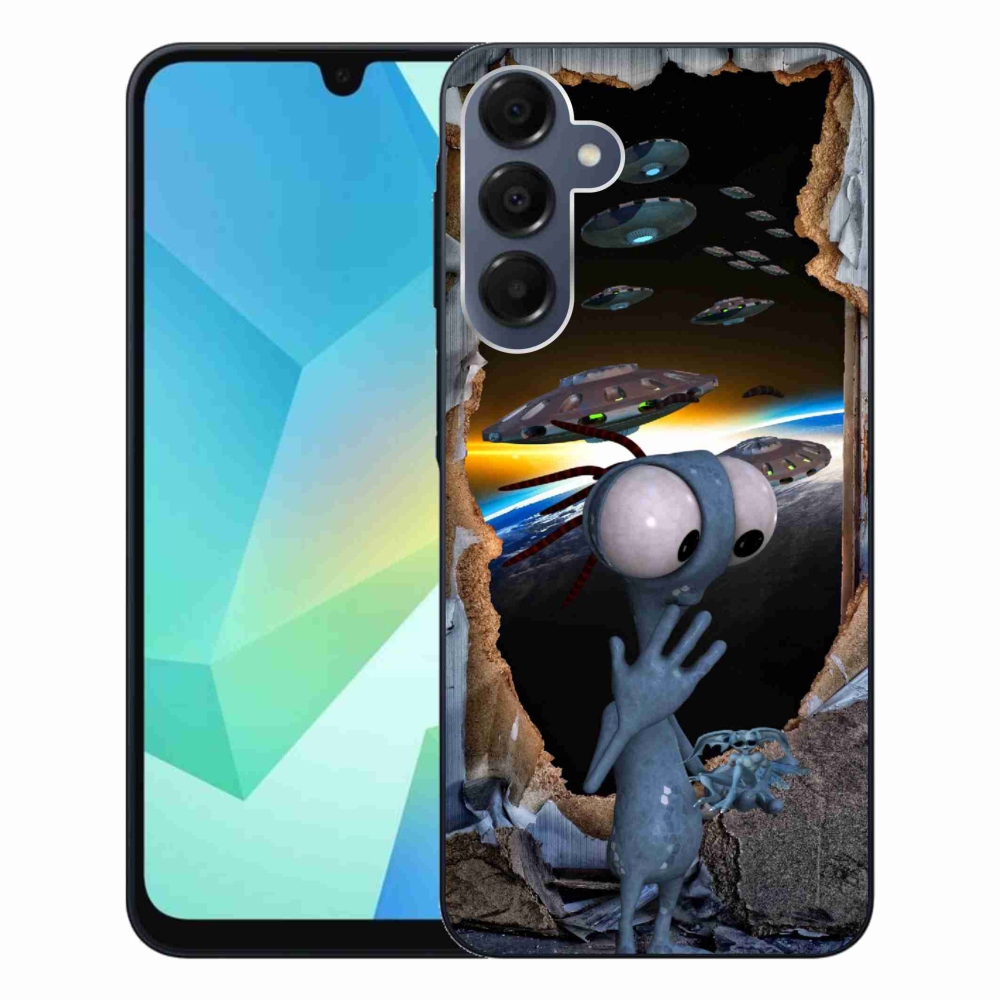 Gélový kryt mmCase na Samsung Galaxy A16 4G/5G - mimozemšťan