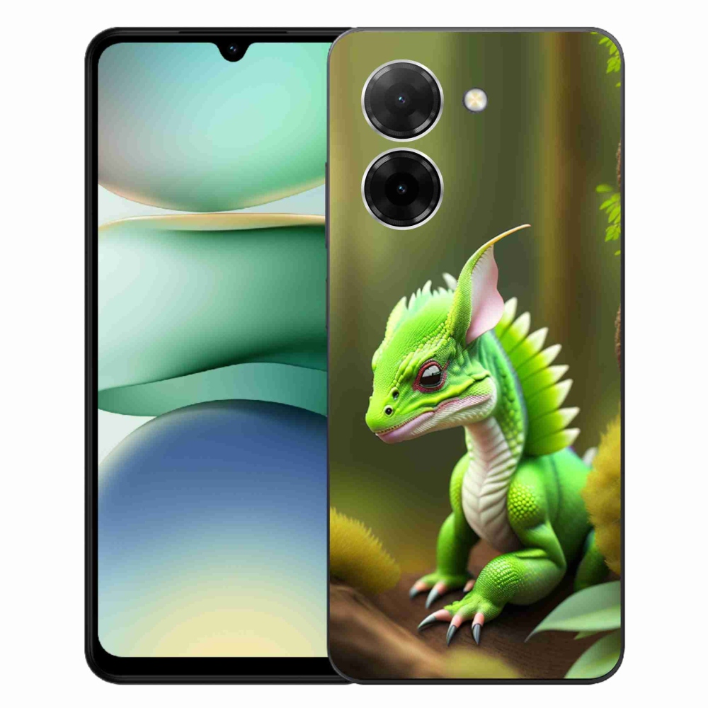 Gélový kryt mmCase na Xiaomi Redmi A5 - zelený dráčik