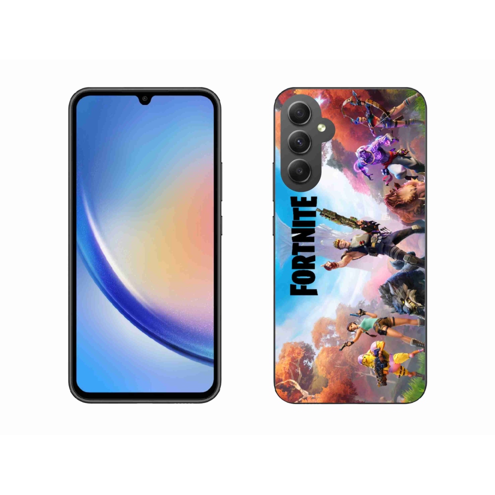 Gélový kryt mmCase na Samsung Galaxy A34 5G - fortnite 1