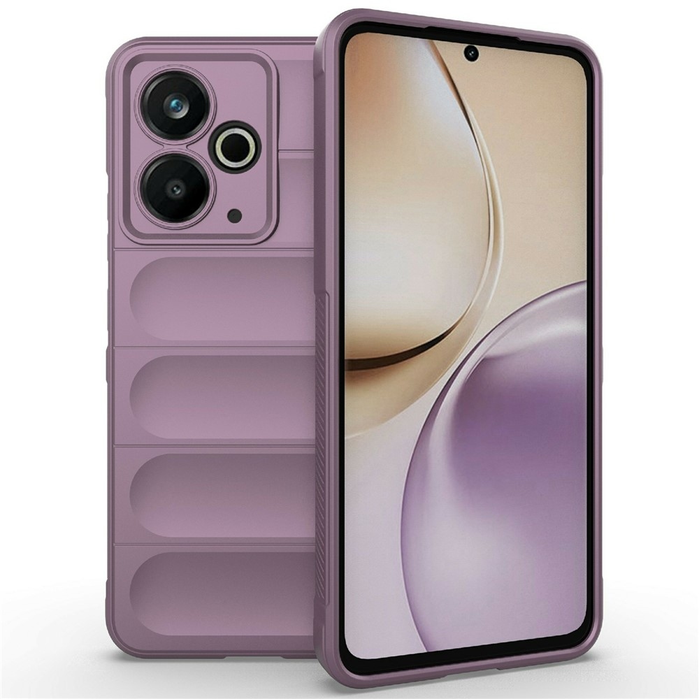Rugg odolný gélový obal na Realme 14T 5G - svetlofialový