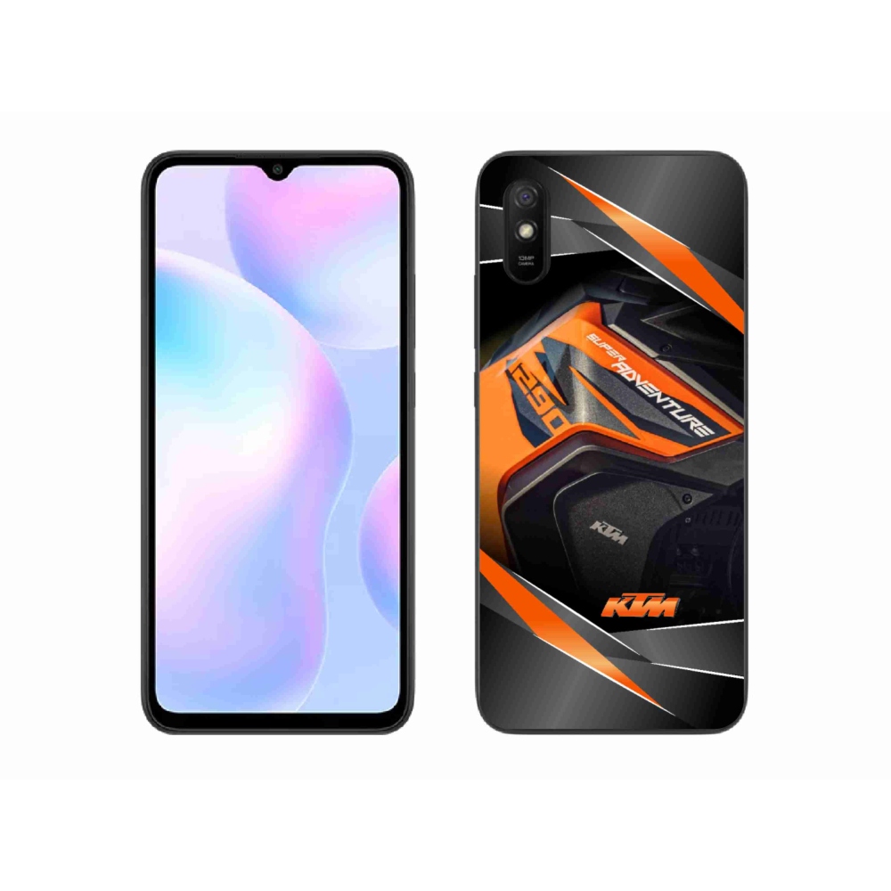 Gélový kryt mmCase na Xiaomi Redmi 9A - motorka ktm