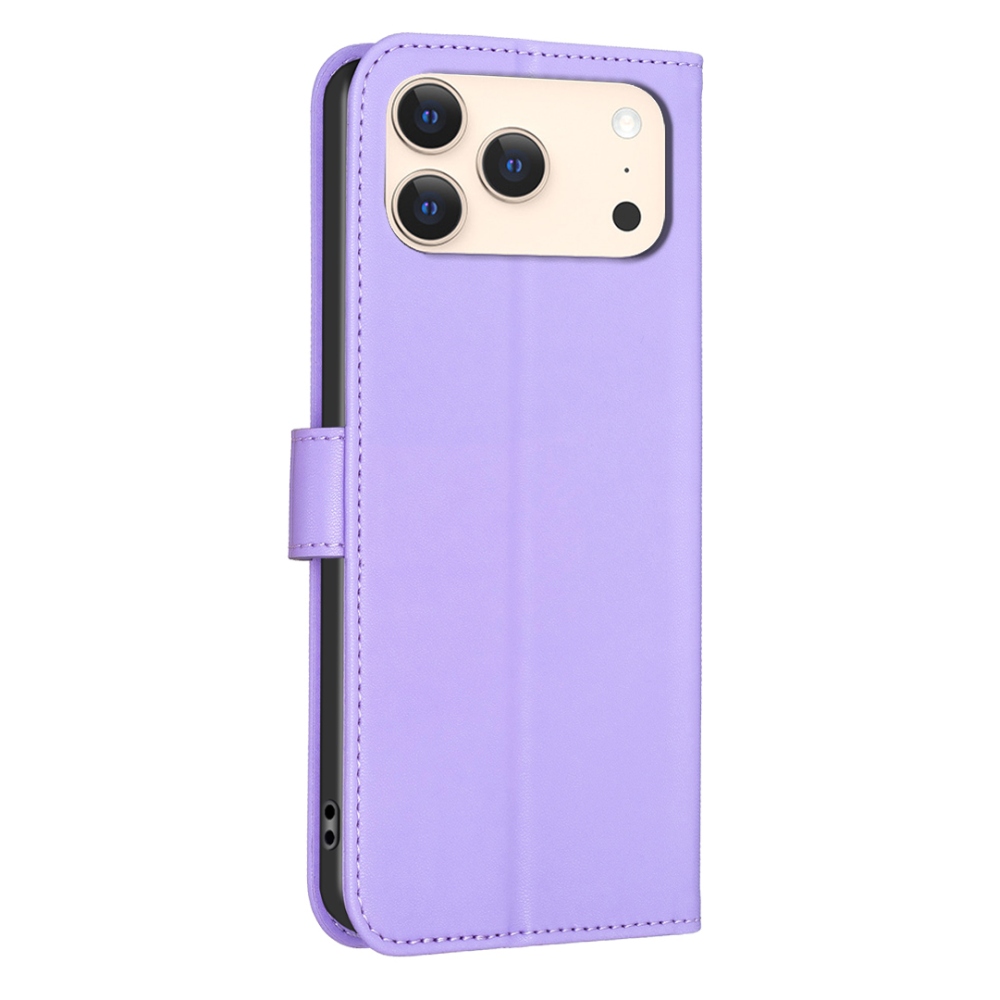 Clover knižkové púzdro na iPhone 17 Pro Max - fialové