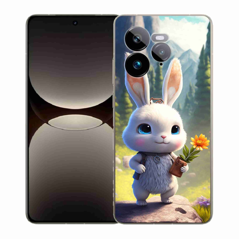 Gélový kryt mmCase na Realme GT 7 Pro 5G - roztomilý zajačik