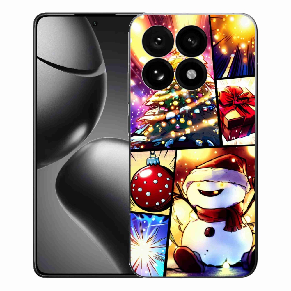 Gélový kryt mmCase na Xiaomi 15T - vianočné motívy 1