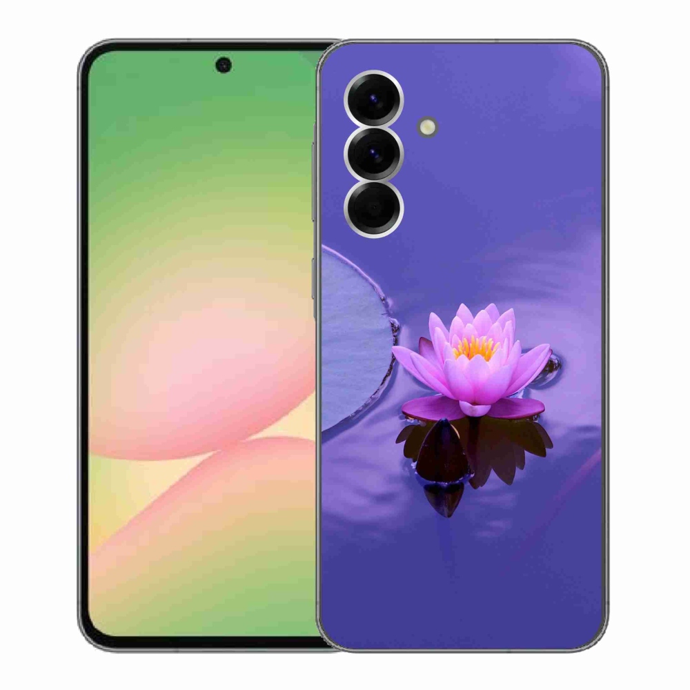 Gélový kryt mmCase na Samsung Galaxy A56 5G - kvet na hladine