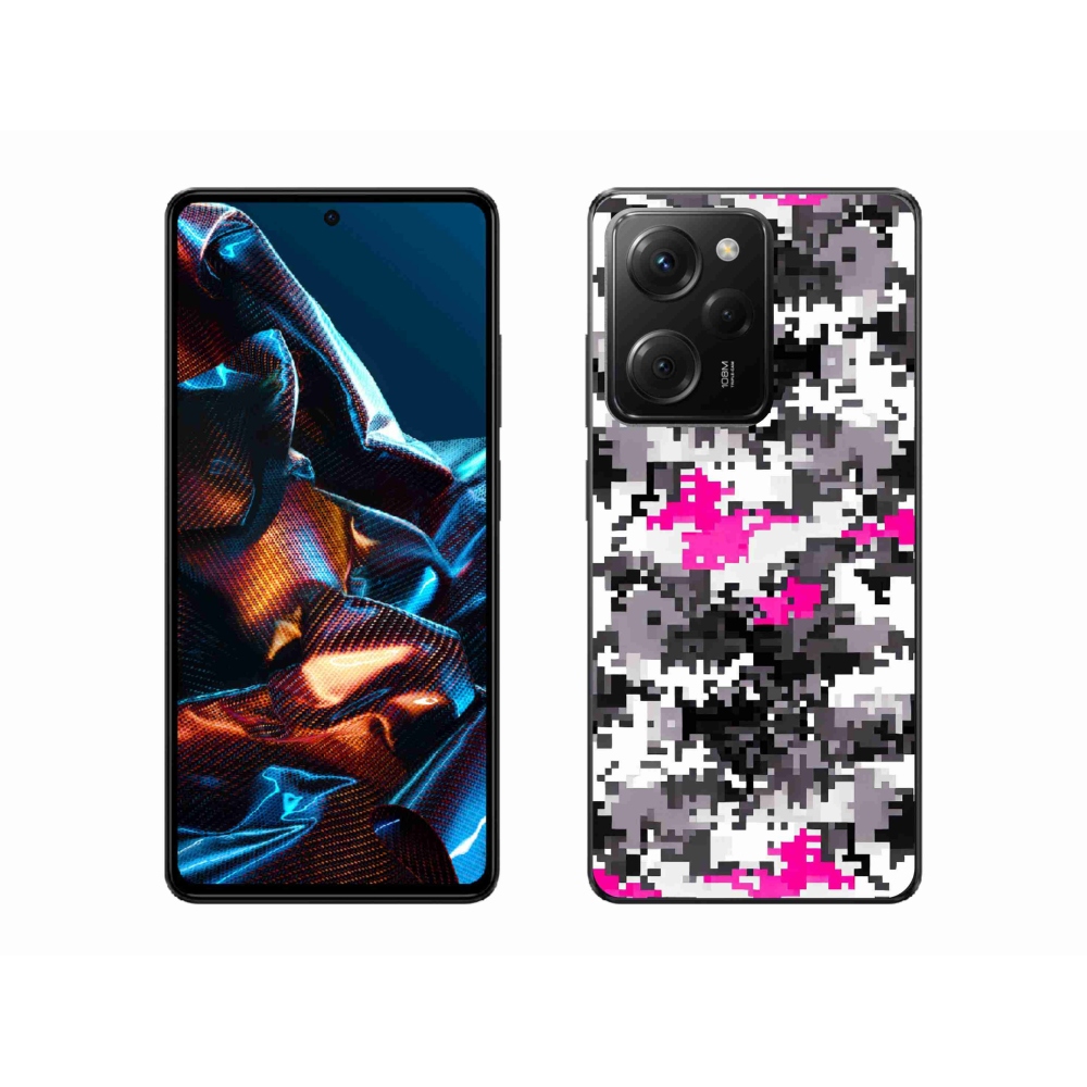 Gélový kryt mmCase na Xiaomi Poco X5 Pro 5G - maskáčový vzor 4