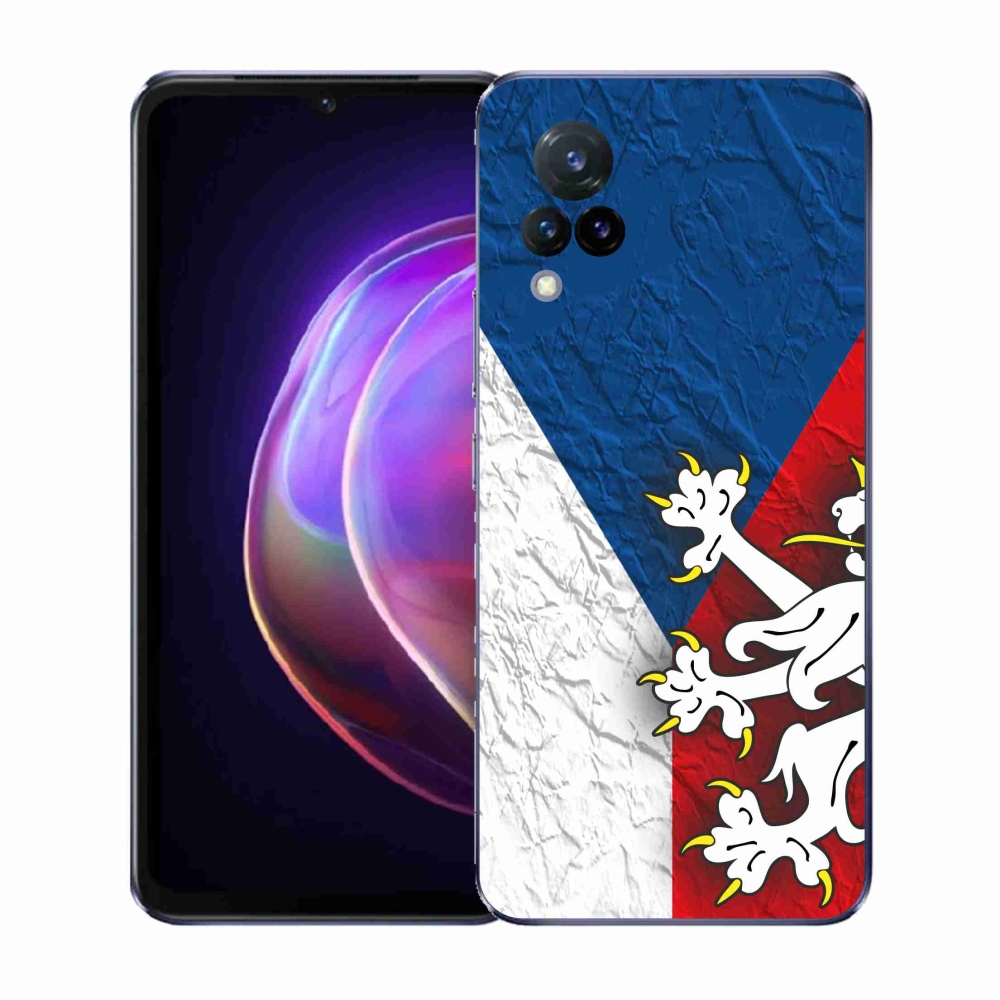 Gélový kryt mmCase na Vivo V21 4G/5G - česká vlajka 1