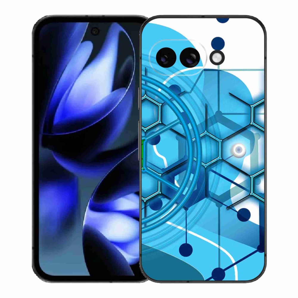Gélový kryt mmCase na Google Pixel 9a - abstraktný vzor 2
