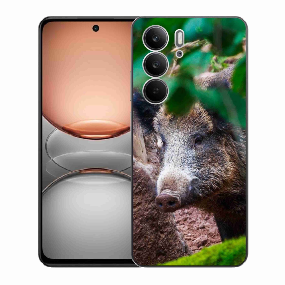Gélový kryt mmCase na Realme C75 - divoké prasa