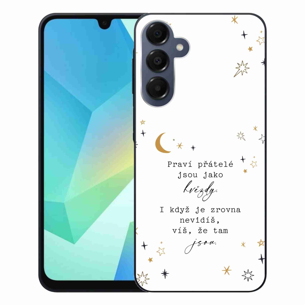 Gélový kryt mmCase na Samsung Galaxy A16 4G/5G - citát 6 biele pozadie