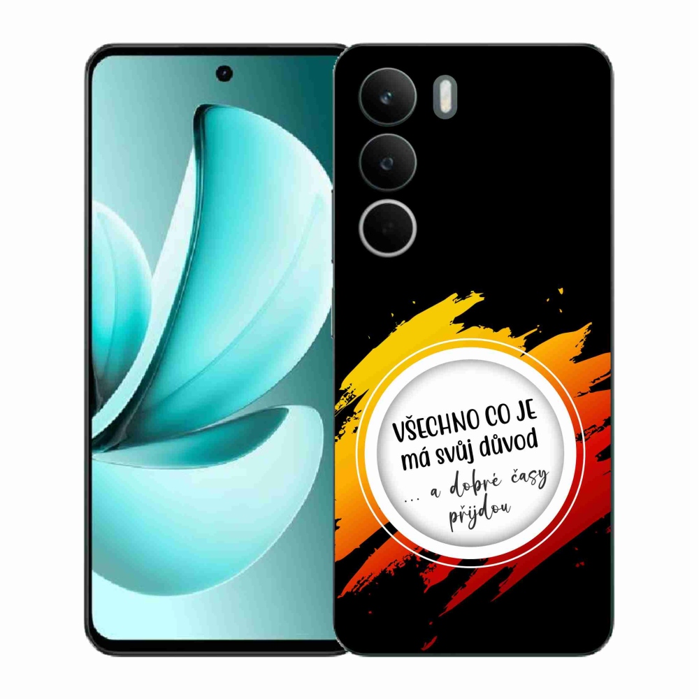 Gélový kryt mmCase na Realme C71 - citát 3 čierne pozadie