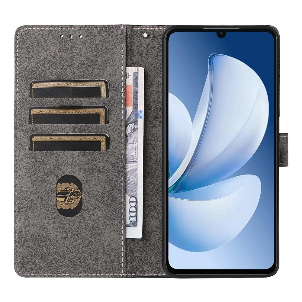 RFID knižkové puzdro na Realme Note 70T - fialové