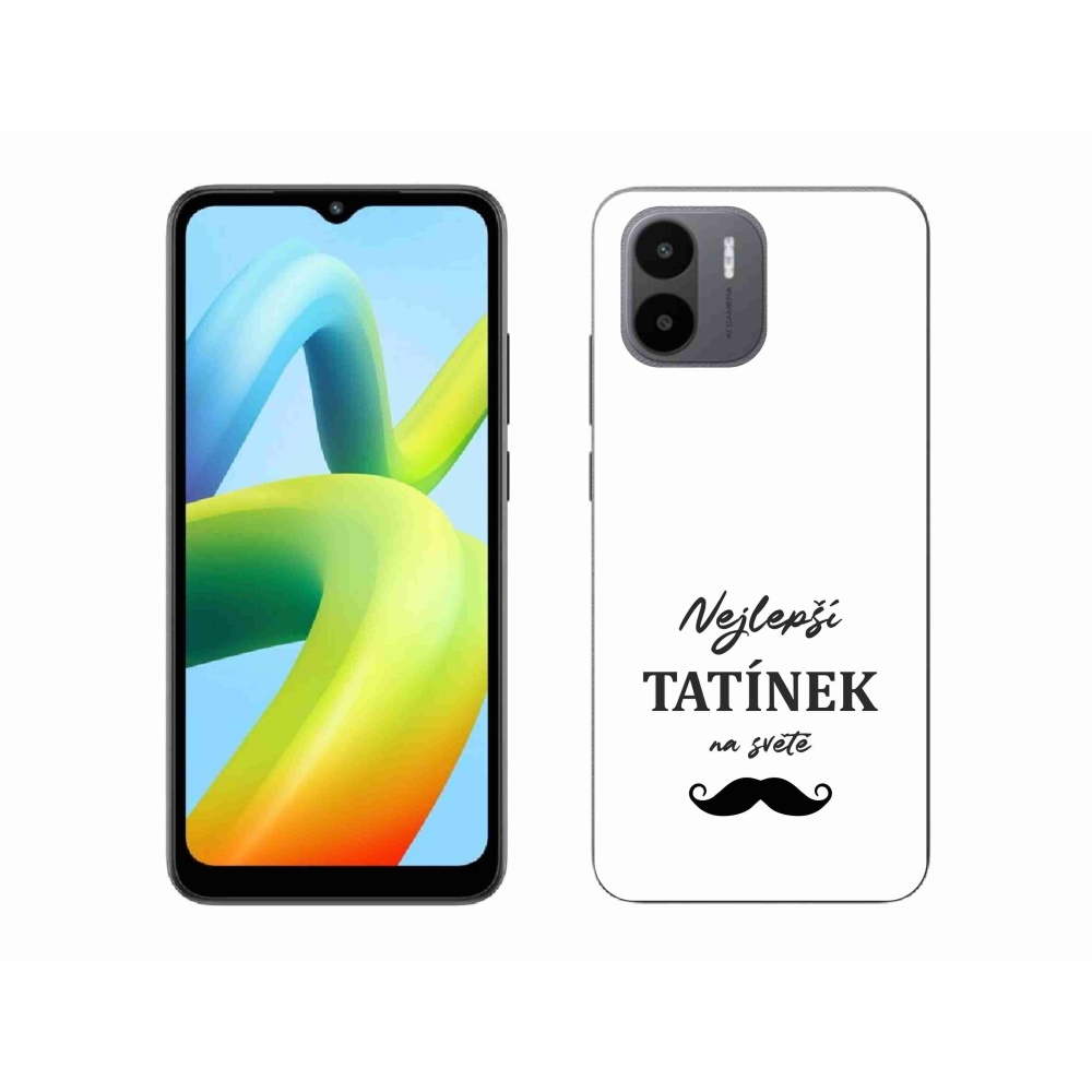 Gélový kryt mmCase na Xiaomi Redmi A1 - najlepší otecko 1 biele pozadie