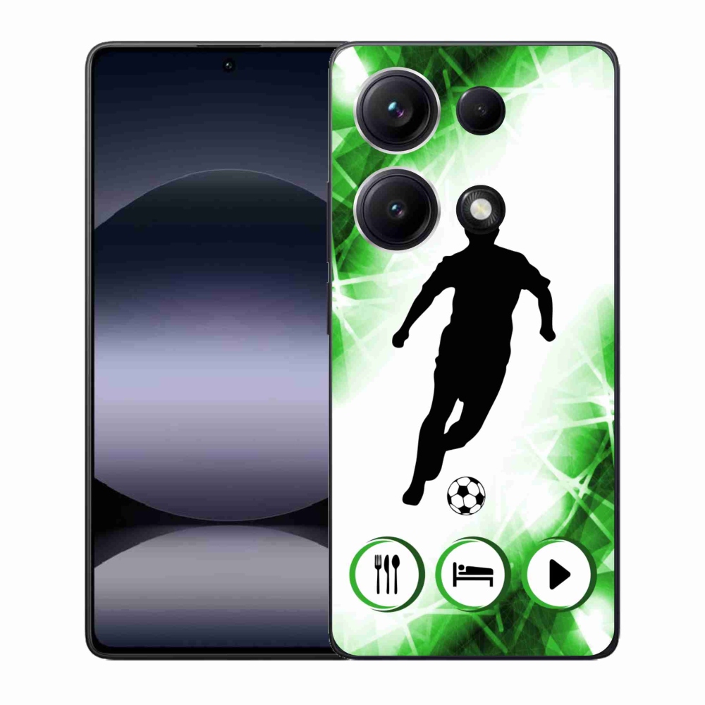 Gélový kryt mmCase na Xiaomi Redmi Note 14S - futbalista