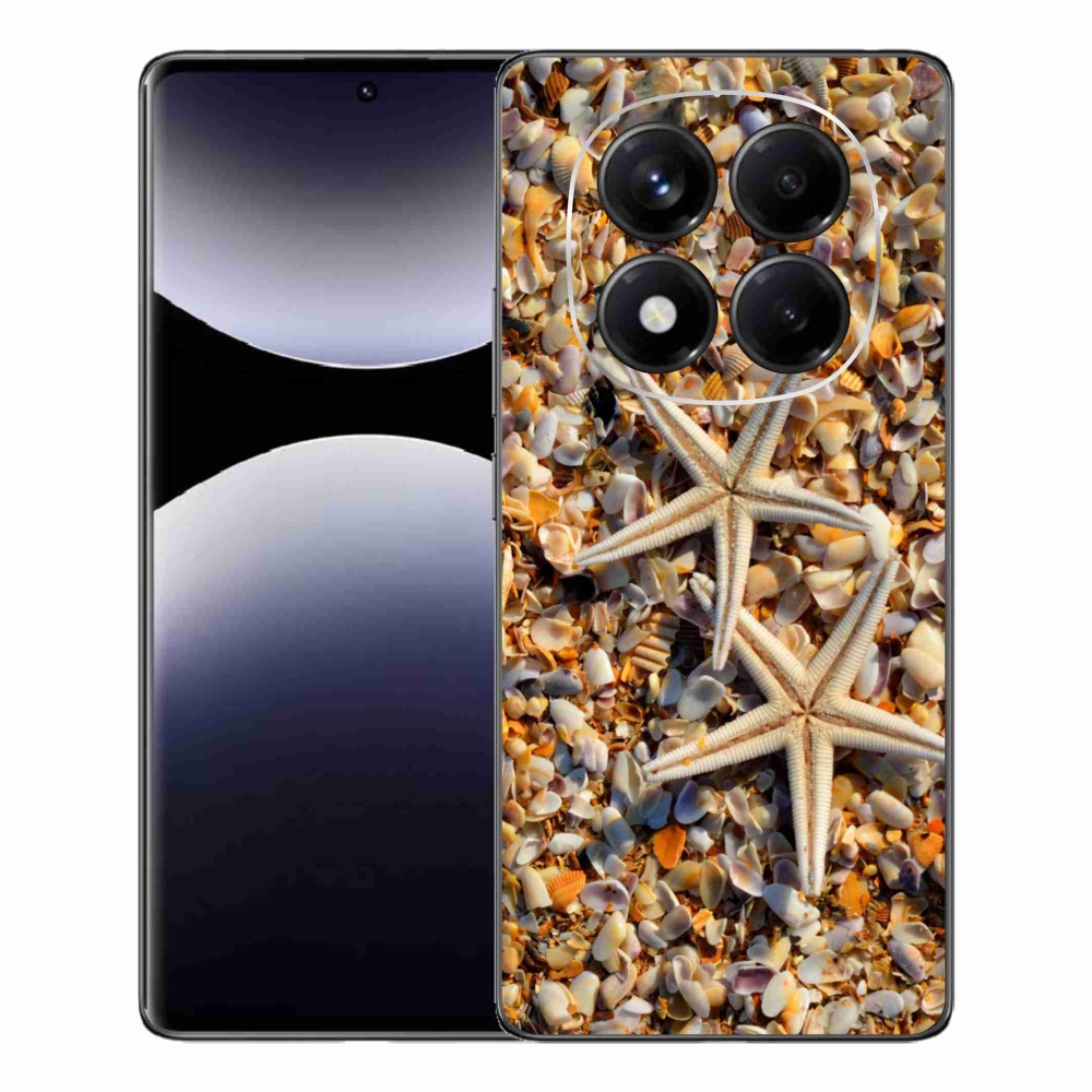 Gélový kryt mmCase na Xiaomi Redmi Note 14 Pro - morské hviezdice