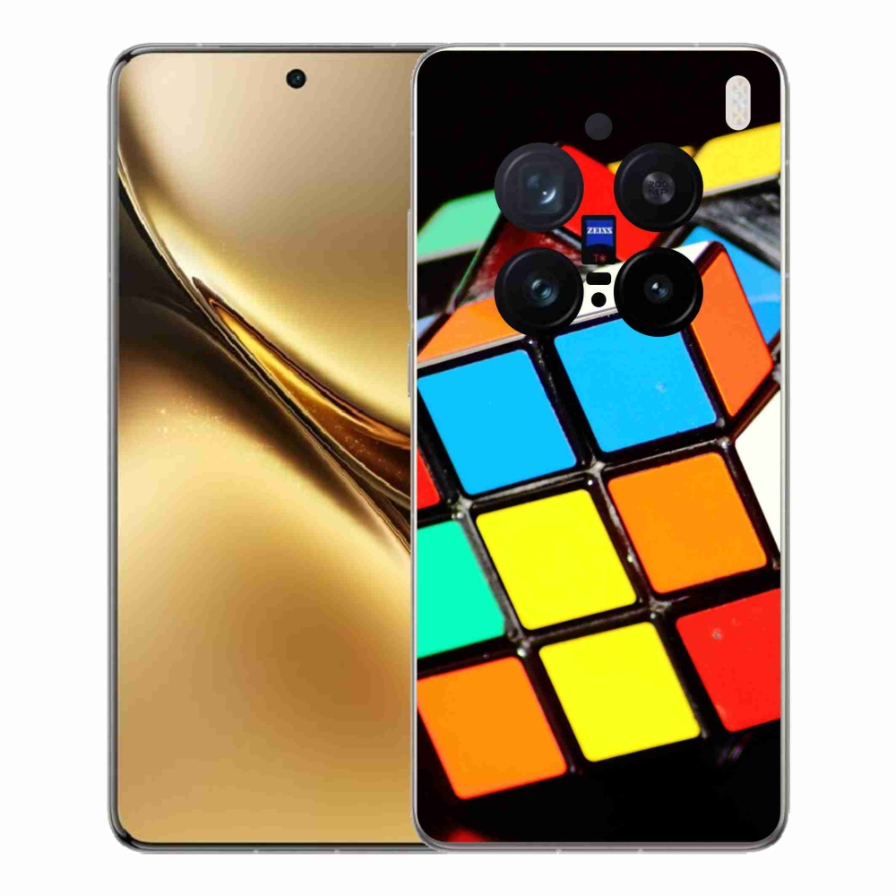 Gélový kryt mmCase na Vivo X200 Pro 5G - rubikova kocka